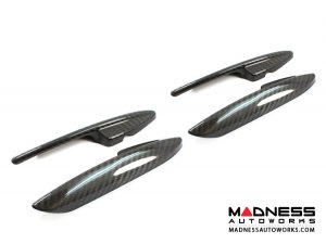 Alfa Romeo Giulia Interior Door Handle Trim Set - Carbon Fiber Alfa Romeo Giulia Interior Door Handle Trim Set - Carbon Fiber